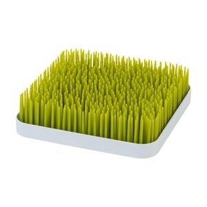 BOON Green White Grass Countertop Bottle Drying Rack. EUC